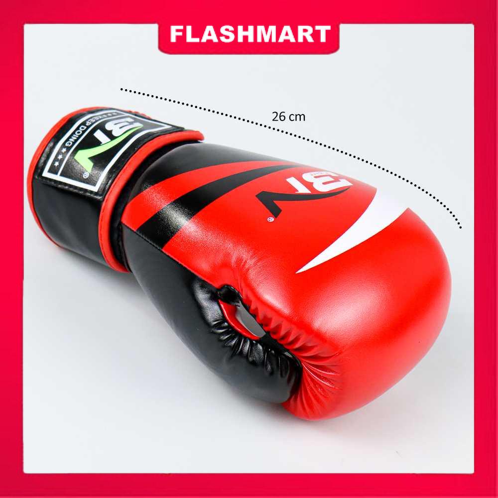 Murah Lebay Flashmart BN Fight Sarung Tangan Tinju Boxing Muay Thai Leather Glove - BN02