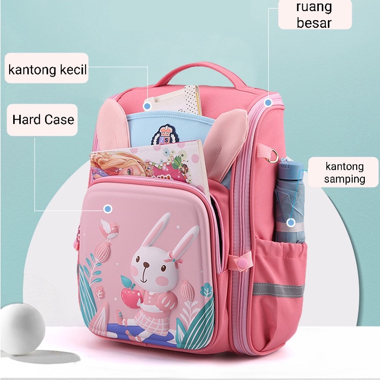 3D Tas Sekolah Ransel Rabbit Astonot Anak