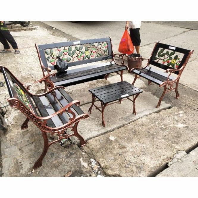 Kursi Taman Minimalis Kursi Taman 2 Dudukan Kursi Teras Kursi Besi