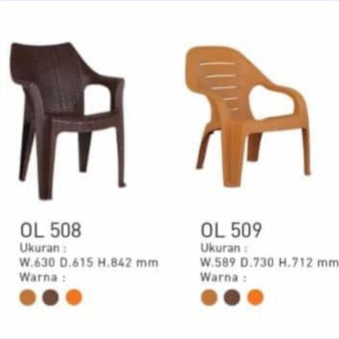 Olymplast Bangku Kursi Teras Kursi Santai Kursi Plastik