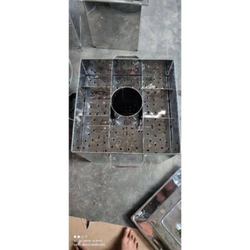 Dandang bakso kotak sekat 4, sekat 6, sekat 8