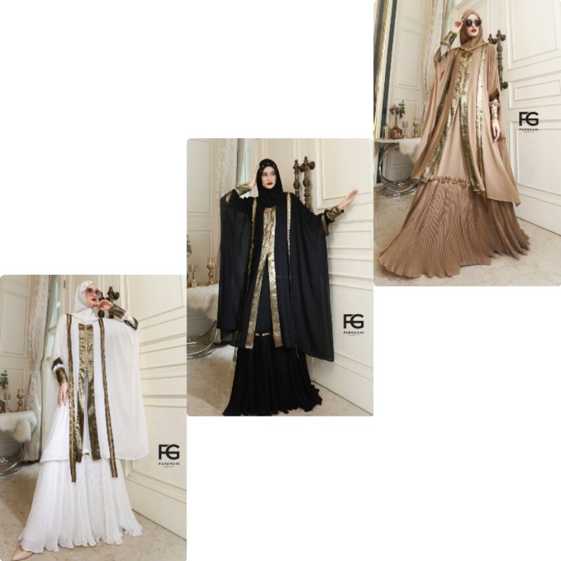 gamis set aisyah syari farghani premium