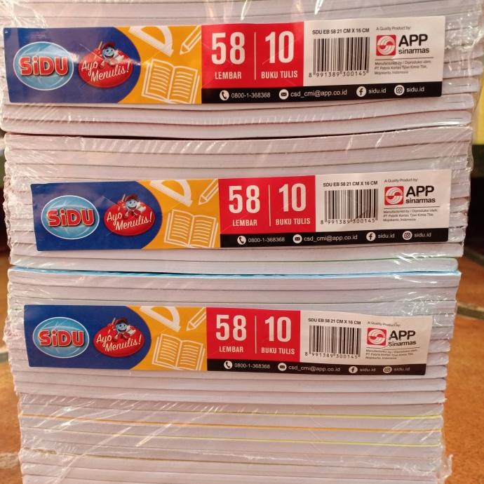 

Buku Tulis Sidu Isi 58 Lembar