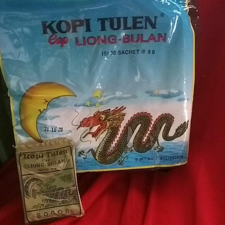 

Terbaru kopi tulen cap LIONG BULAN MINI 8 gr isi 30 bks (tanpa gula ). exp. 150623 (LM)