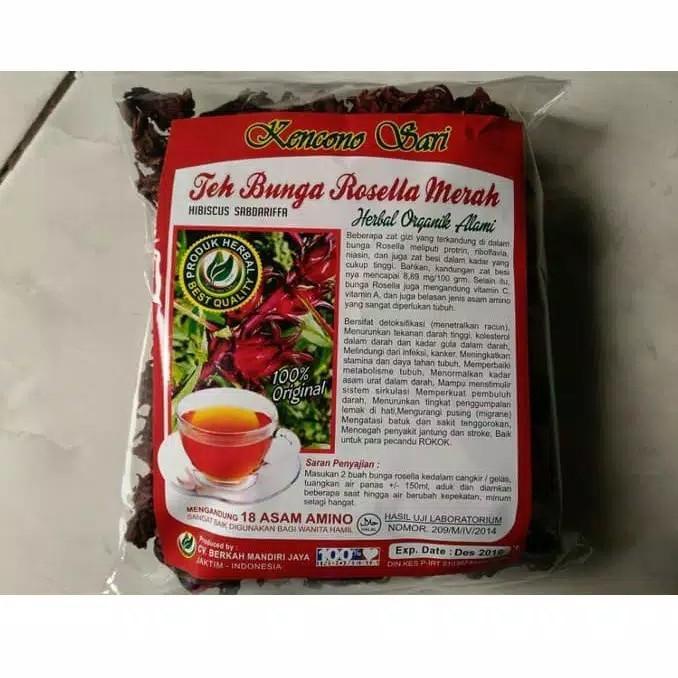 

✔✔SALE✔✔ Teh Bunga Rosela Merah Isi 100gram
