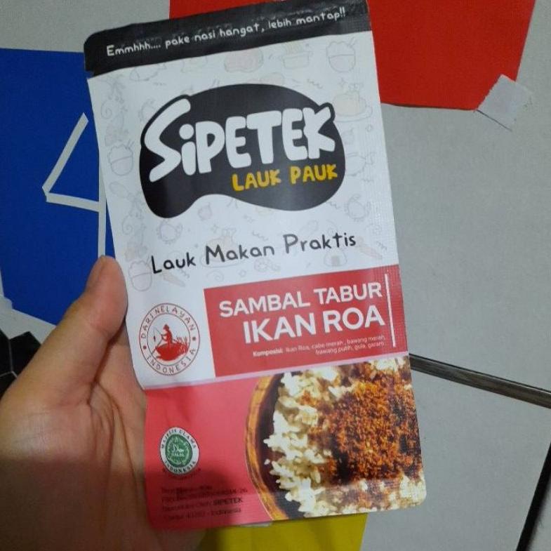 

COD✔️ Sipetek Lauk Makan Praktis Cemilan Bergizi Non MSG Teri Kentang Sambal Ikan Roa Abon Ikan Tuna