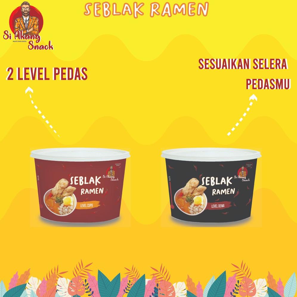 

【Penjualan Terbaik】✅COD SEBLAK RAMEN INSTAN BY SI AKANG SNACK SEHOT GEPREK KYLAFOOD LOKASAJI BAPER BOCI OLEH GARUT FROZEN