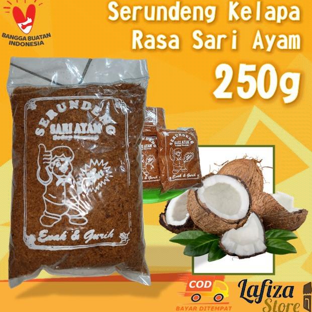 

Ready Stok Serundeng Kelapa Original Kemasan 250g - Serundeng Kelapa Asli Rasa Sari Ayam - BISA COD - Serundeng kelapa Ciamis - Serundeng Enak - Makanan Siap Saji enak - Makanan Pendamping Nasi Hangat