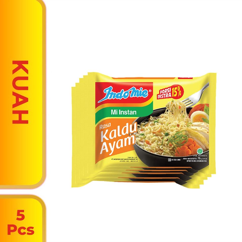 

⚡TOK SIAP 【COD 5 Pcs - Indomie Kuah Kaldu Ayam