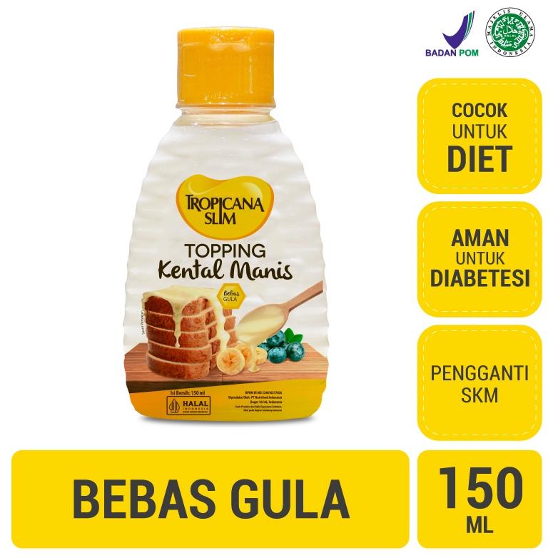 

MEN SALE Tropicana Slim Topping Kental Manis 150ml - Bebas Gula