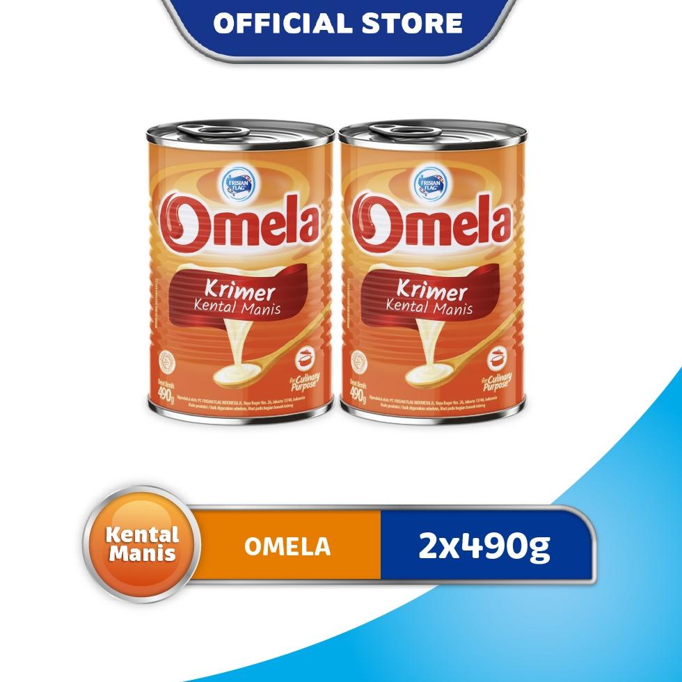 

✓ Frisian Flag Omela Susu Kental Plain Kaleng 2 x 490 gr