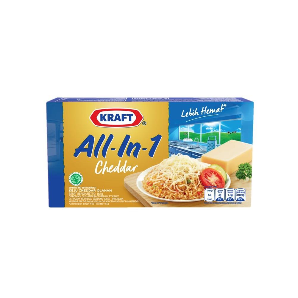 

TERBARU Kraft Keju All in 1 Box 160g Untuk Kue dan Burger