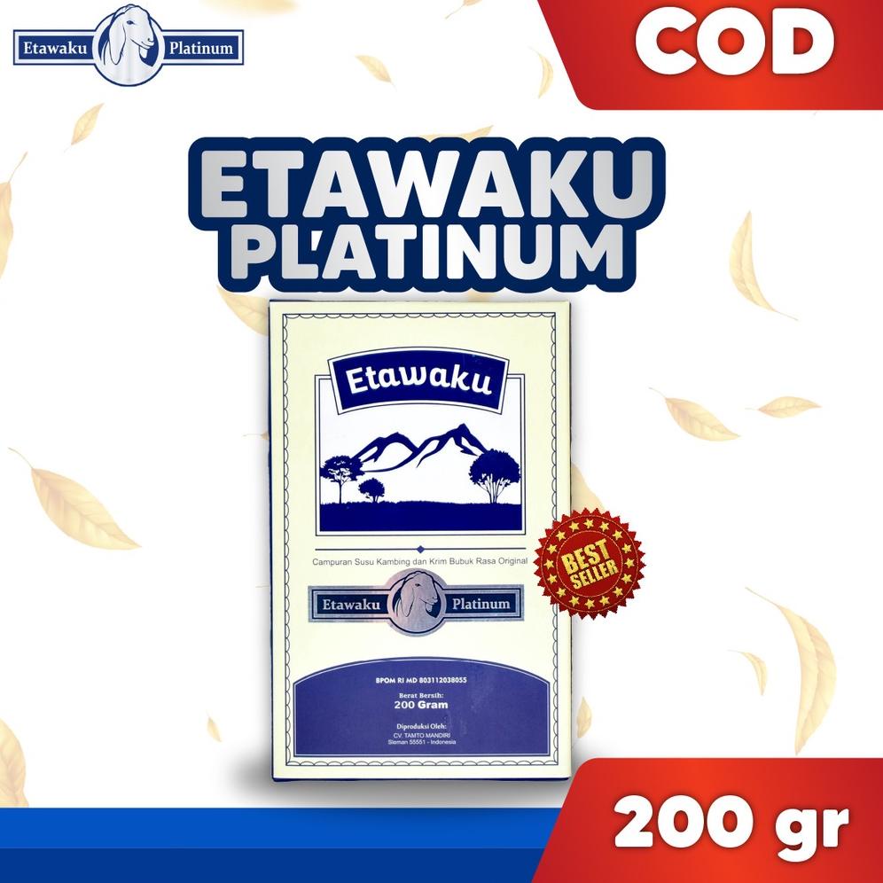 

>V44859) ETAWAKU PLATINUM - SUSU KAMBING ETAWA ASLI SOLUSI ATASI MASALAH PERNAPASAN ASMA KOLESTEROL TINGGI NYERI TULANG SENDI 200 gr