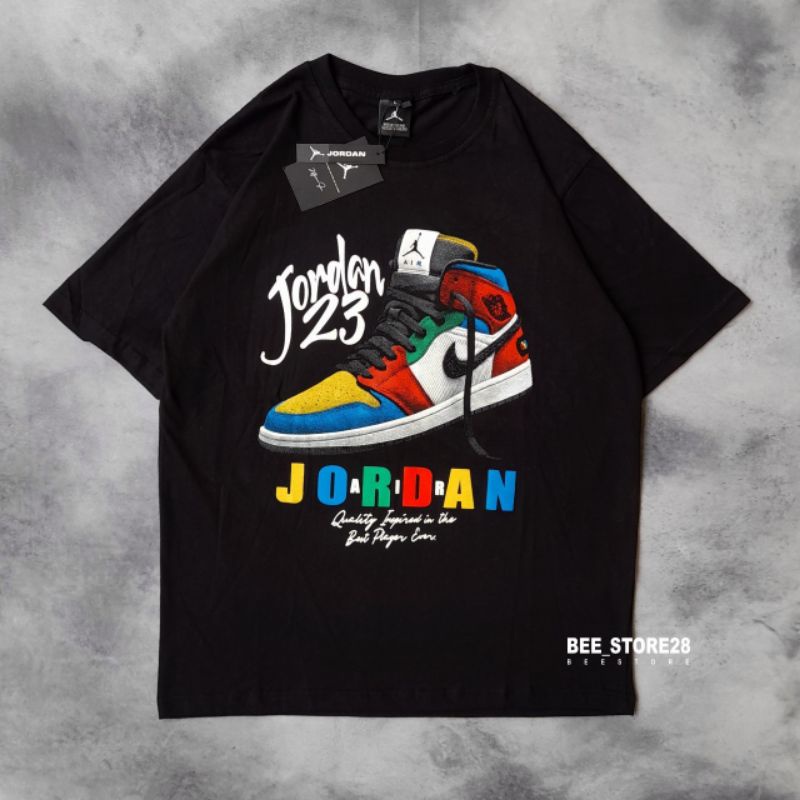 KAOS T-SHIRT AIR JORDAN SHOES FULLTAG&amp;LEBEL