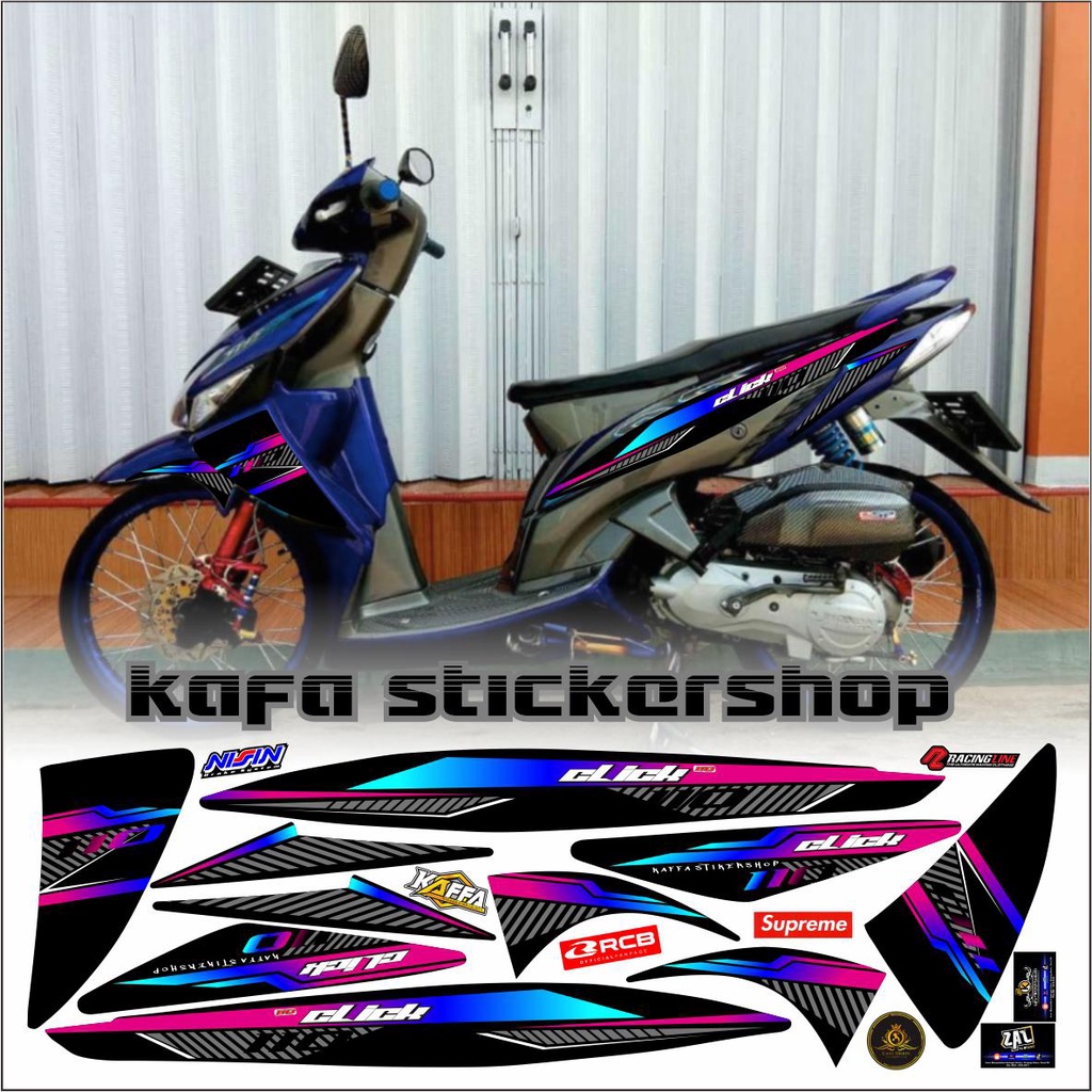 STRIPING STIKER VARIASI VARIO 110 CW-VARIO KARBU STIKER VARIASI RACING
