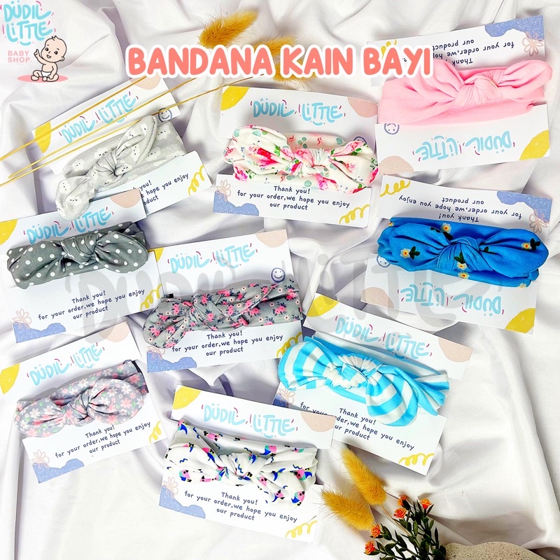 Headband Bando Anak, Bandana Bayi Bahan Kain