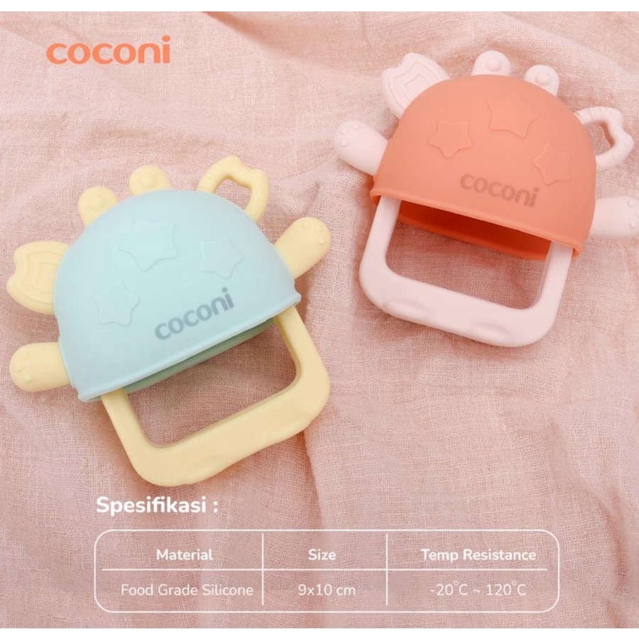 COCONI Bracelet Crab Teether | Gigitan Mainan Gelang Bayi Kepiting