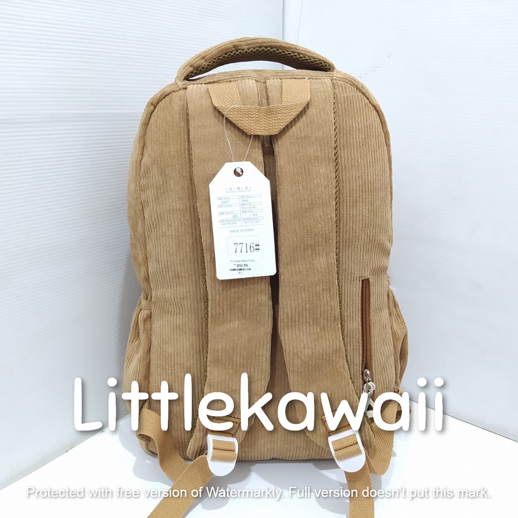 LK/Tas Ransel Laptop Backpack Coduray Codoray Sekolah Fashion Anak Remaja Korean Style Import