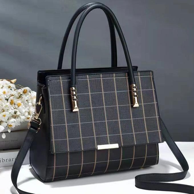 tas kerja kantor wanita besar kotak import HITAM PUTIH BROWN BIRU 3447 PROMO