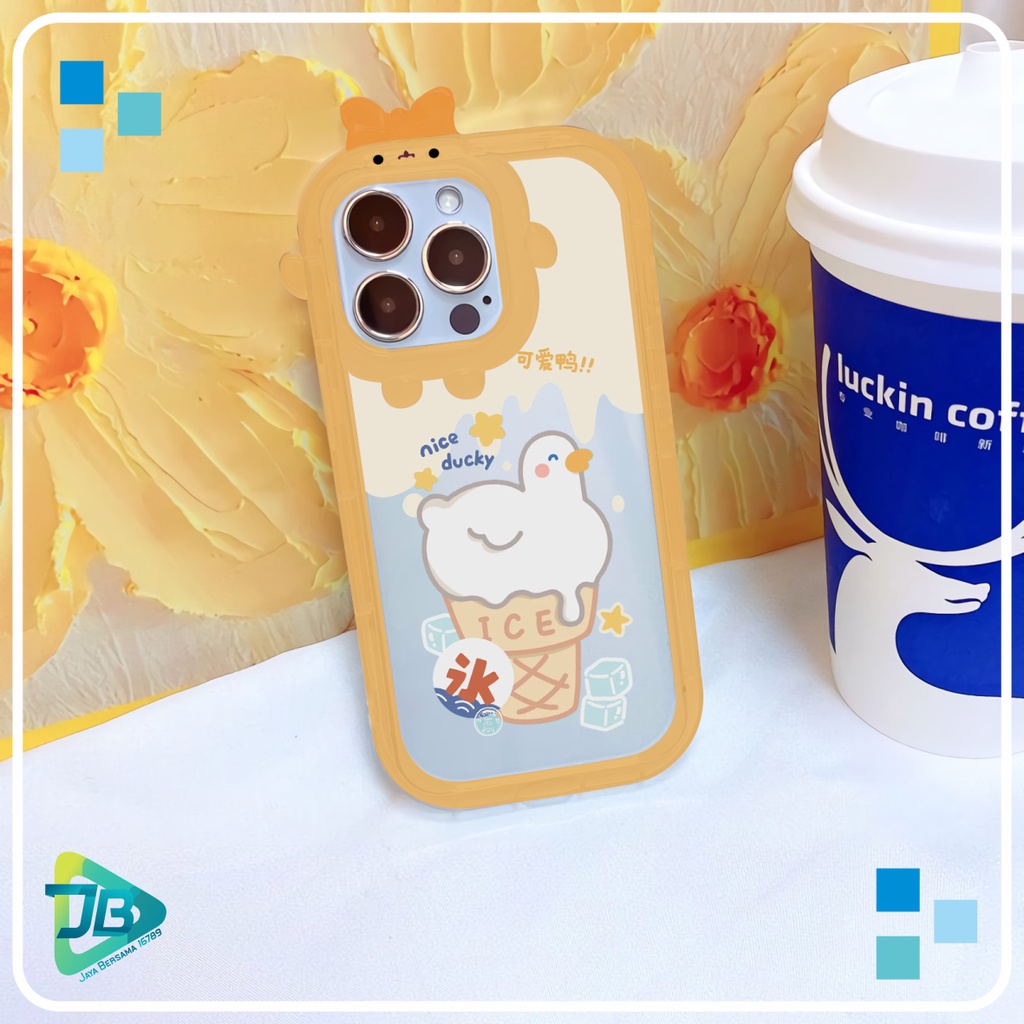 CUSTOM SOFTCASE PITACU FRAME KARAKTER CUSTOM DUCK FOR REALME C1 C2 5 5I 5S C3 9I C11 C20 C30 C31 C33 C21 C21Y C25Y C15 C12 C25 C35 NARZO 50I 50A PRIME JB8365