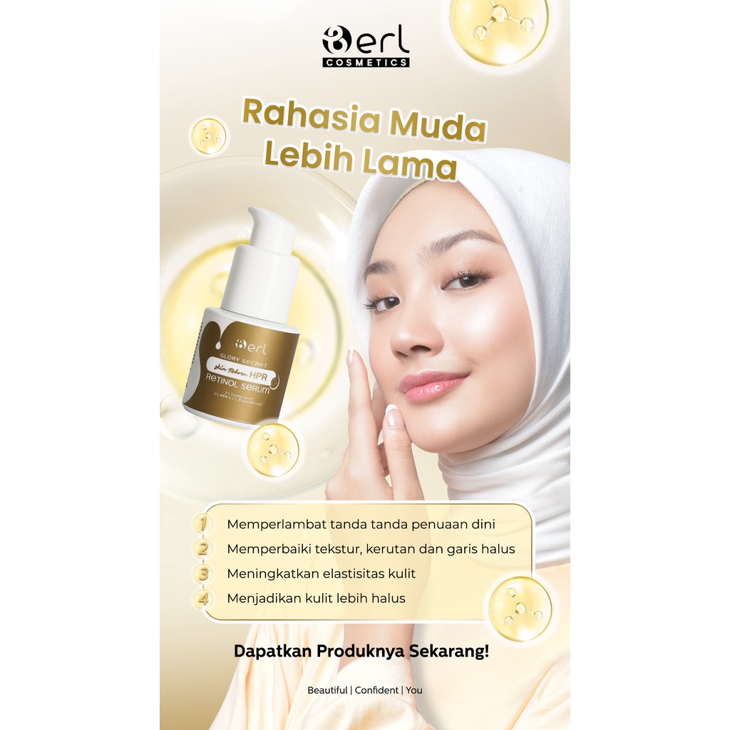 Retinol Serum Anti Aging Mengencangkan Kulit Memudarkan Garis Halus