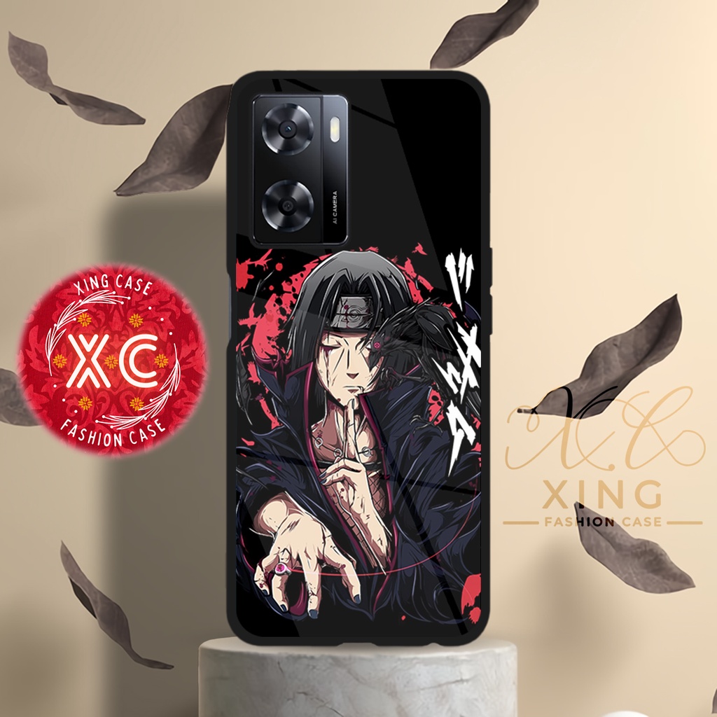 |AN28| XING CASE OPPO A57 A77 A77S 4G GLOSSY KILAU EFEK KACA | CASE HP CUSTOM SOFTCASE HARDCASE | CA