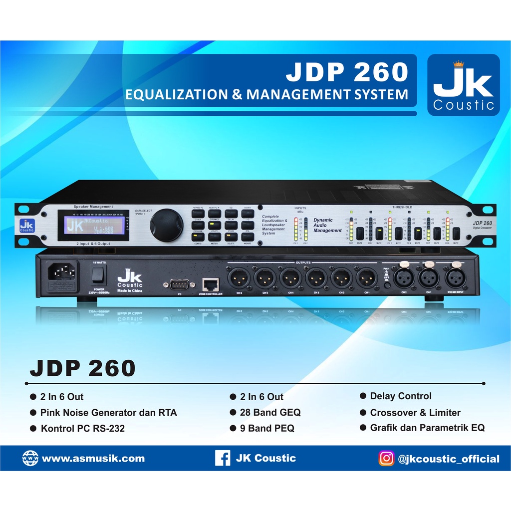 Speaker Management 260 Jk Coustic JDP 260