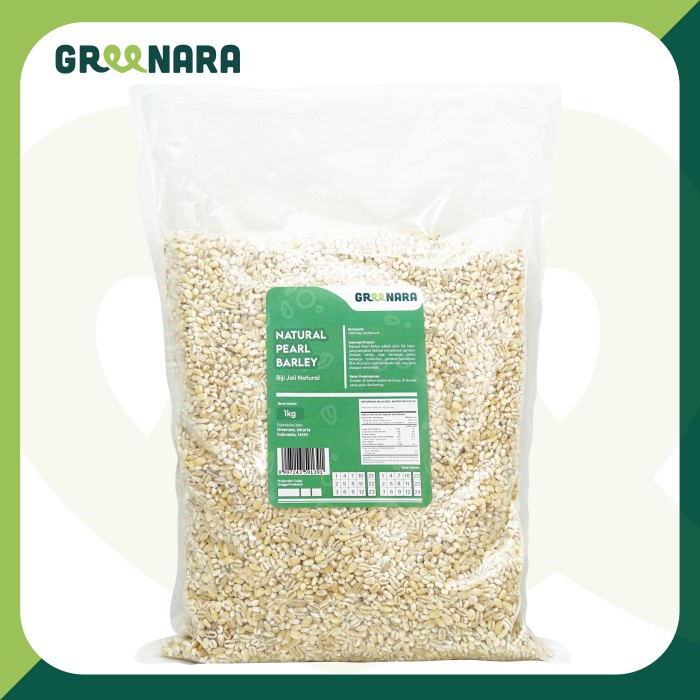 

[Ready-Stock] Natural Pearl Barley / Biji Jali - Jali 1Kg