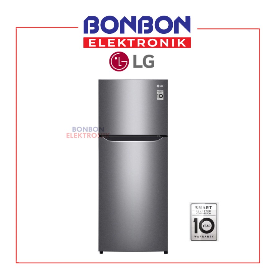 LG Kulkas 2 Pintu 202L GN-B202SQIB Smart Inverter / GN B202SQIB