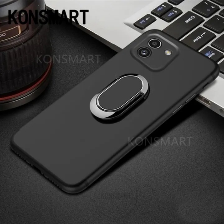 Case SAMSUNG A03 A03S A03 CORE Premium Slim Matte Case Soft Black Doff
