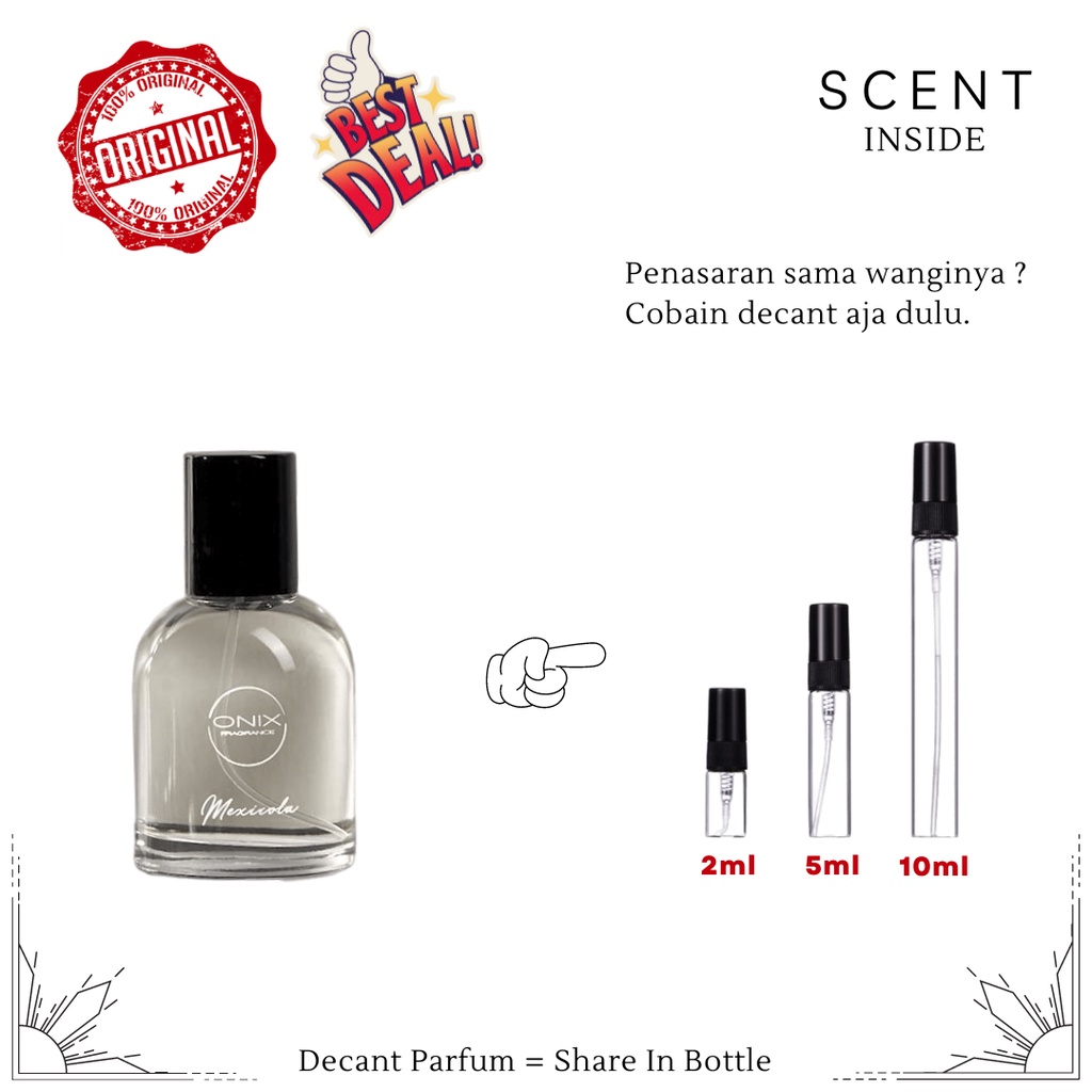 DECANT ONIX MEXICOLA FOR MEN 5ml / 10ml