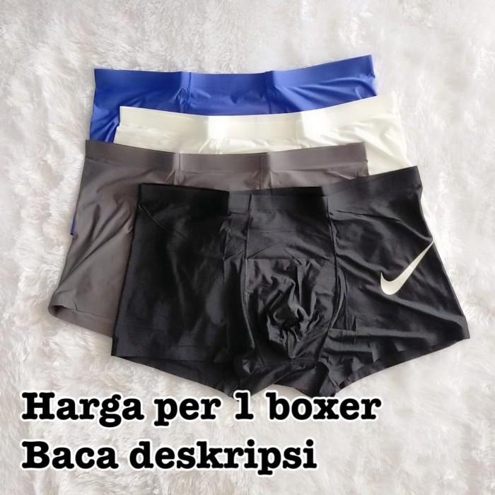 Terlaris Boxer Pria Nike - Celana Dalam Pria - Men Trunk Underwear - L, Hitam