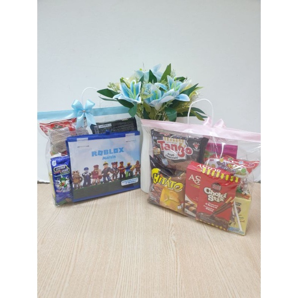 Paket souvenir goodiebag snack ultah custom/souvenir toybox snack ultah anak