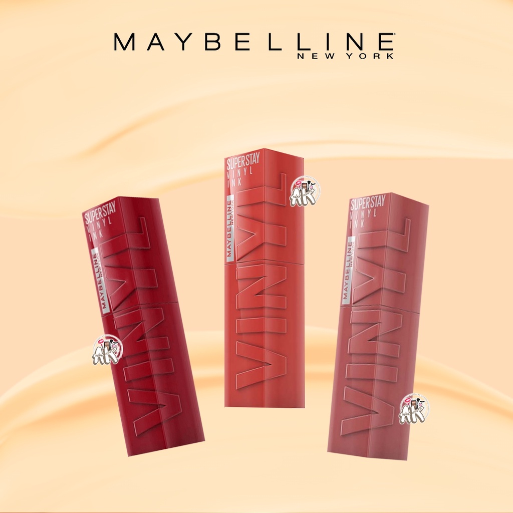 MAYBELLINE SUPERSTAY VINYL INK 4.2ML / LIQUID LIPSTICK /  LIP CREAM