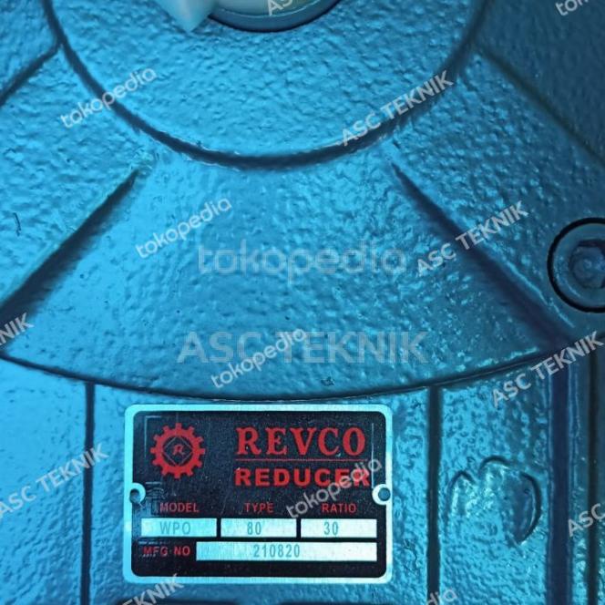 Revco Wpo 80 Gear Box / Worm Gear Reducer