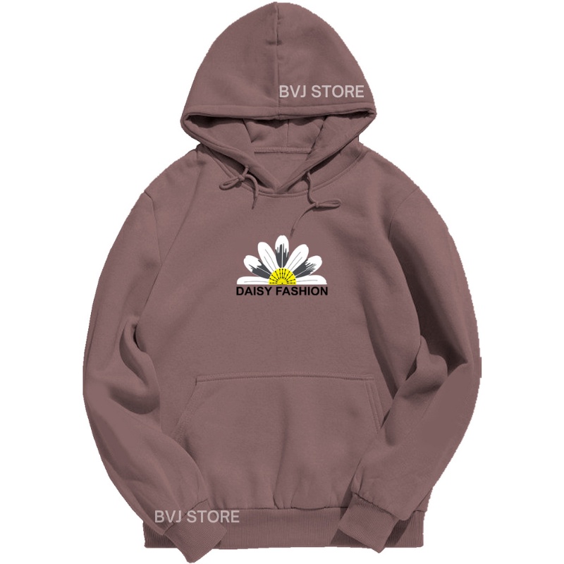 sweater hoodie Daisy Fashion L XL XXL hoodie wanita Hoodie Jumper sweater bunga flower Sweater Polos