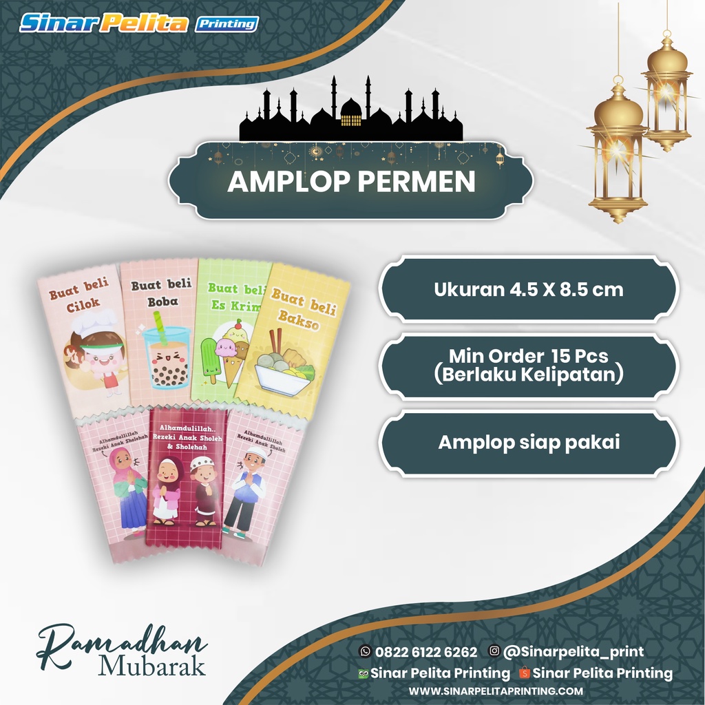 

Amplop Permen Viral | Amplop Lebaran | Amplop Angpao