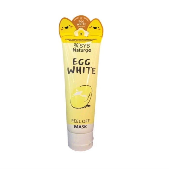 SYB PEELING MASK OFF EGG WHITE MASKER WAJAH MASKER KECANTIKAN PEEL GEL