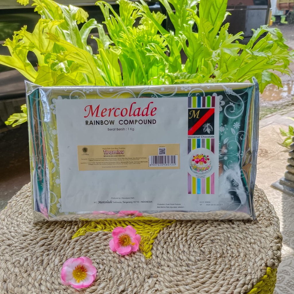 

Terlaris!! Mercolade Rasa Tiramisu / Raimbow Compound 1kg / Perbatang