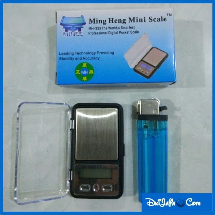 MH-333 Timbangan Digital Super Mini max 100 Gram - seukuran Korek GAS(S4T7) timbangan digital 2023 t