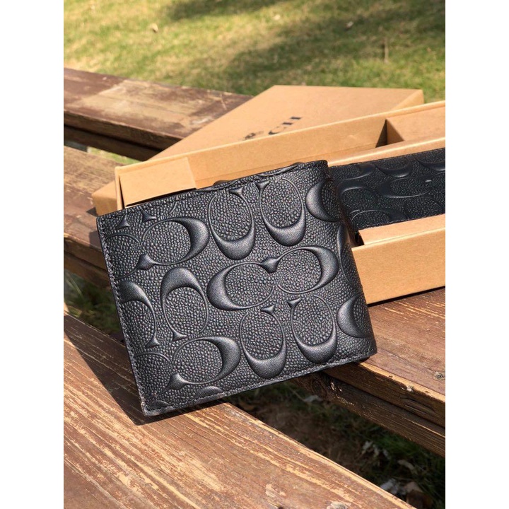 74991 74993 75371 31522 26072 75399 11945 37333 C5442  COACH Dompet Pria Men Wallet Dompet Lipat Pria ORIGINAL Coach Wallet Coach Dompet