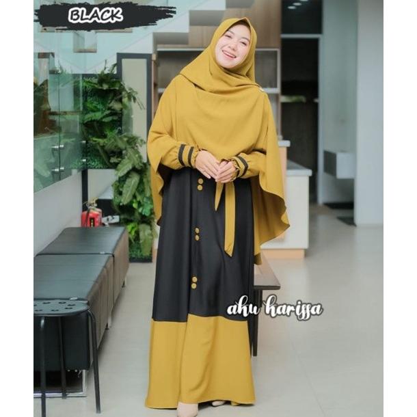 Kaira Gamis Syari Kancing Aku Karissa Original