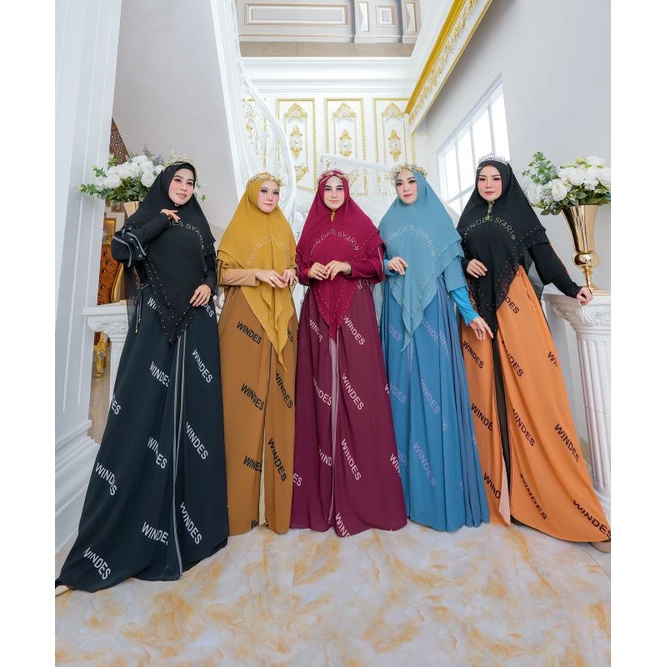 gamis set myesha syari series windes syari