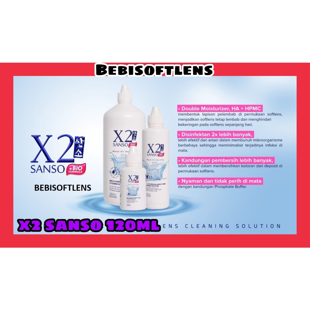 Cairan X2 sanso 120ml + Bio Formula /BB