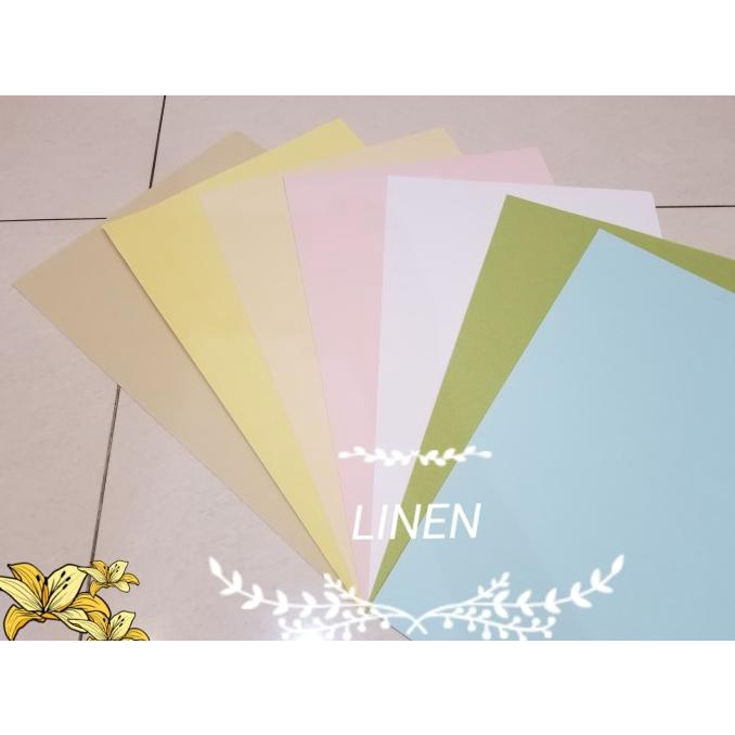 

_^_^_^] Kertas Linen 200gsm ukuran Folio or A4