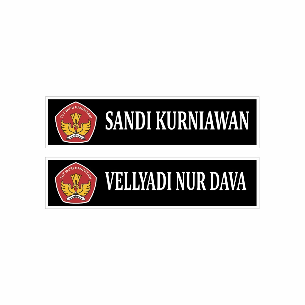 

Name Tag | Papan Nama | Nama Anak Sekolah