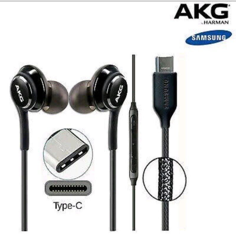 HANDSFREE HEADSET EARPHONE AKG USB C SAMSUNG A34 5G / A54 5G