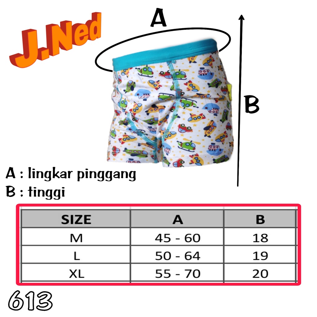 J613 CD BOXER ANAK COWOK AGREE KIDS BOXER ANAK HARGA PER 1 PCS