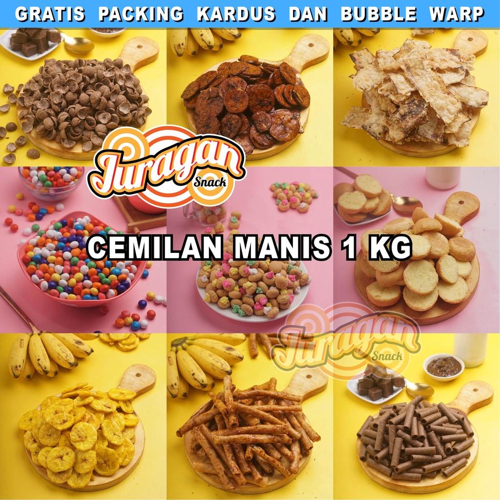 

SNACK KILOAN SERBA MANIS 1 KG makanan ringan jajanan cemilan camilan pedas asin gurih murah Best Seller
