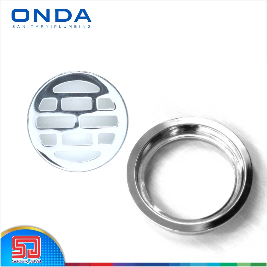 Floor Drain ONDA FLS 02 Saringan Air Got 2&quot; Lubang Pembuangan Air Kamar Mandi